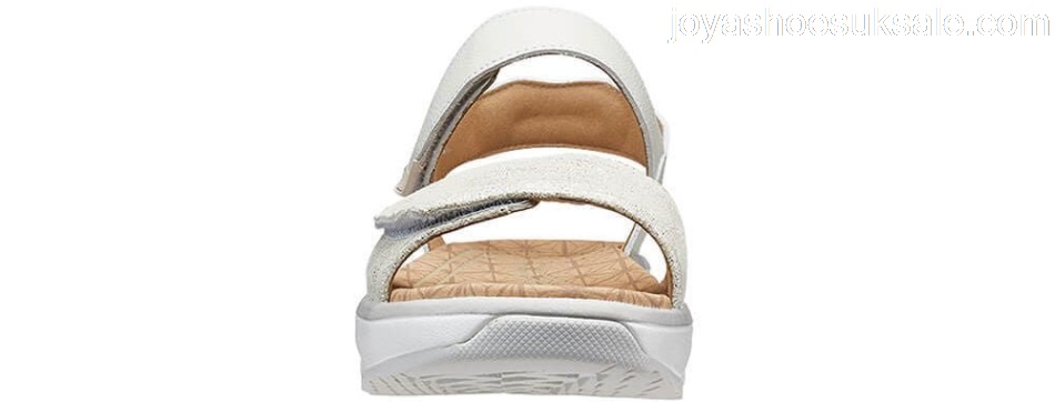 Joya Sandals | Flores Beige Metallic