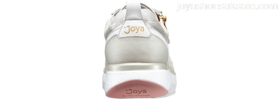Joya Fashion Sneaker | Laura Beige/White