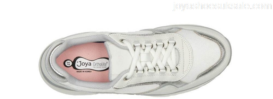 Joya Fashion Sneaker | Tina II White/Silver